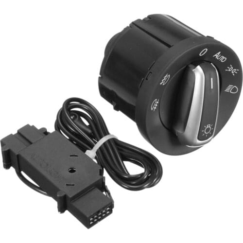 Car Headlight Fog Lamp Switch head light lamp Switch for Golf Jetta Mk5 Mk6 Passat B6 B7 Cc Touran Caddy 5Nd941431B