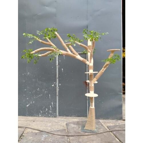 Large cat tree & cat climbing frame cat jumping platform cat litter cat tree solid wood wear-resistant play space