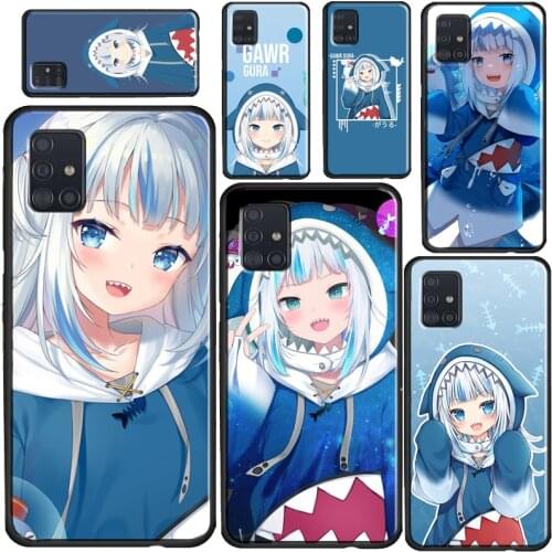 Gawr Gura Hololive Anime Phone Case For Samsung A72 A52 A42 A32 A12 A10 A20S A30 A50 A70 A20e A21S A11 A41 A51 A71