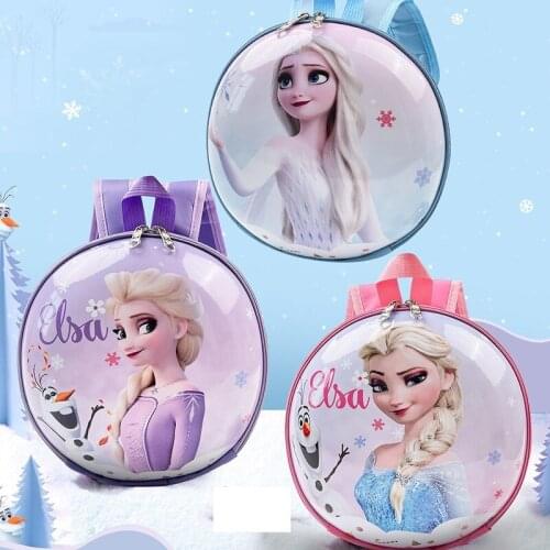 Disney cartoon kid shoulder bag Frozen backpack cartoon mini kindergarten baby girl backpack Elsa school bag