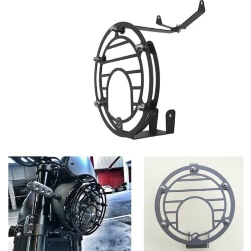FOR Benelli Leoncino 500 Front Housing CNC Motorcycle Headlight Headlamp Fairing Cover Case Protection Net Protector Guard