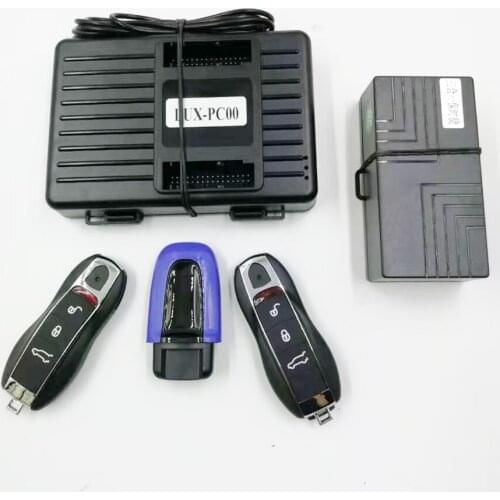 For Porsche Cayenne 2011-2017 Add Switch Start Push Button Start Stop System and PKE Keyless GO Entry Original Protocol