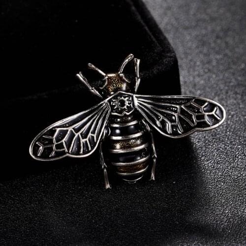 Luxury Brand enamel Bees brooch pin Men Jewelry Brand Womens Statement Punk Bijoux broches bijuteriras Bags Accessory