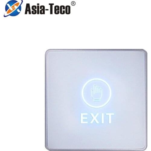 Button Switch Backlight Touch Exit Button Door Release for Open Door Access Control System Suitable for Home Security Protectio