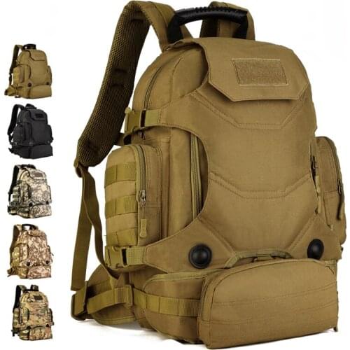 Men multifunctional combination backpack outdoor tactical backpack three-purpose mountaineering bag travel waist bag