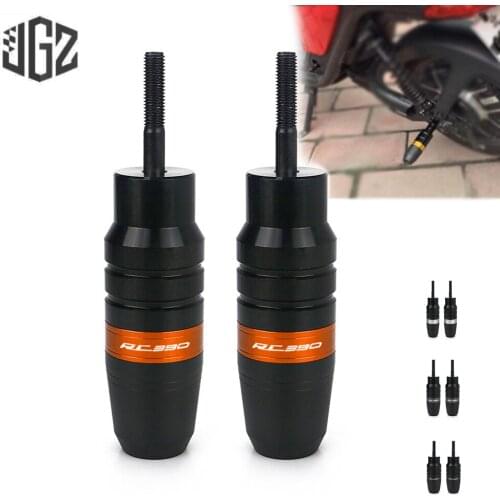 Motorcycle CNC Aluminum Wheel Frame Sliders Falling Crash Protect Pad for KTM RC 390 2013 - 2016 2017 2018 2019 2020 Accessories