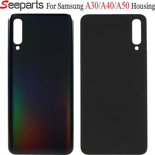New Housing For SAMSUNG Galaxy A30 A40 Back Battery Cover Door Rear Glass Housing A20 Case For SAMSUNG A50 A40 A30 Battery Cover