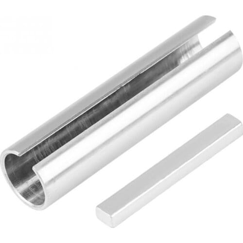 5/8 to 3/4 inch Shaft Adapter Pulley Bore Reducer Sleeve Bushing Sheave Key Silver Shaft Adapter Universal Car Accessories NEW