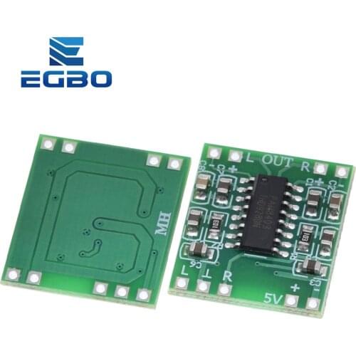 5PCS PAM8403 Super mini digital amplifier board 2 * 3W Class D digital amplifier board efficient 2.5 to 5V USB power supply