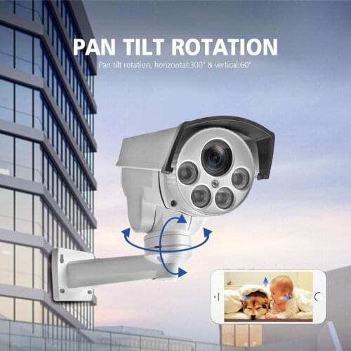 POE 10X Zoom PTZ IP Camera 3.0MP Pan Tilt Outdoor Security Network P2P IR Night Bullet Camera H.264/H265 Compatible xmeye app