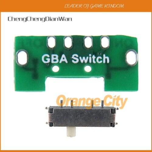 10sets Replacement Power Switch New on off power switch board for GBA game console repair ON OFF Swicth For GBA