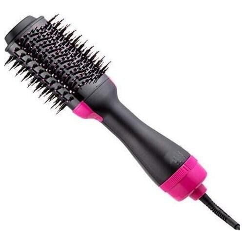 2 in 1 Multifunctional Hair Dryer Volumizer Rotating Hot Hair Brush Curler Roller Rotate Styler Comb Styling Curling Flat iron