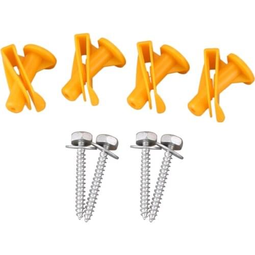 4Pcs Car Underbody Underride Protection Screw Bracket Replacement A0019913970 for Smart 450 MC01
