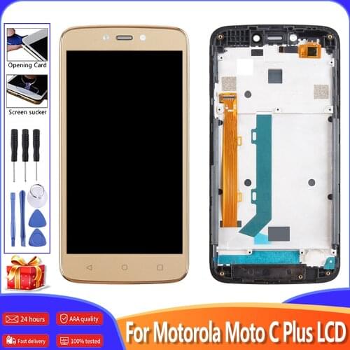 5.0" Original LCD Digitizer For Motorola Moto C Plus Display Touch Screen For Moto C Plus Screen XT1721 XT1723 XT1724 LCD