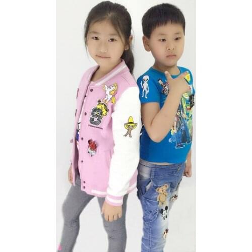 50pcs/lot Cartoon Embroidery Patch Sticker Fashion Badge Clothes Garment Accessories Wholesale