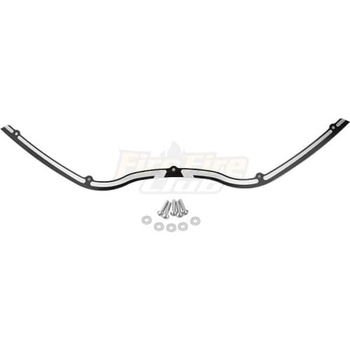 Motorcycle Accessories 12" CNC Black Chrome Windshield Windscreen Trim For Harley Road Glide FLTR FLTRX 1998-2013