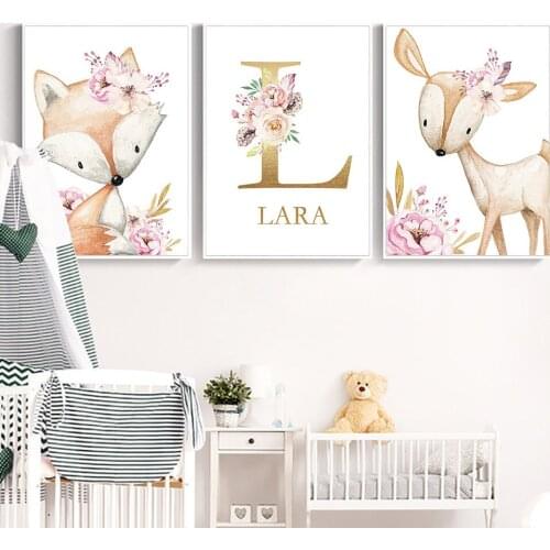 26 letters Diamond Painting Custom Name 5D Full Drill Round Diamond Embroidery Wall Decor DIY Baby Girl Room Decor Gift