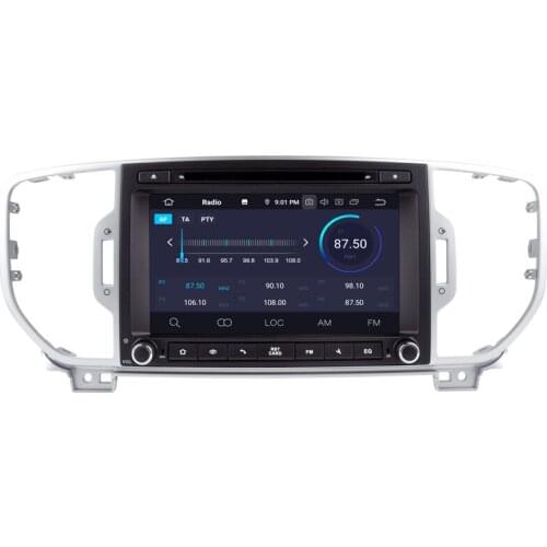 8" Octa-Core CPU Android 10.0 OS Car DVD Multimedia GPS Radio System Player for Kia Sportage (QL) 2016-2020 & Kia KX5 2016-2020