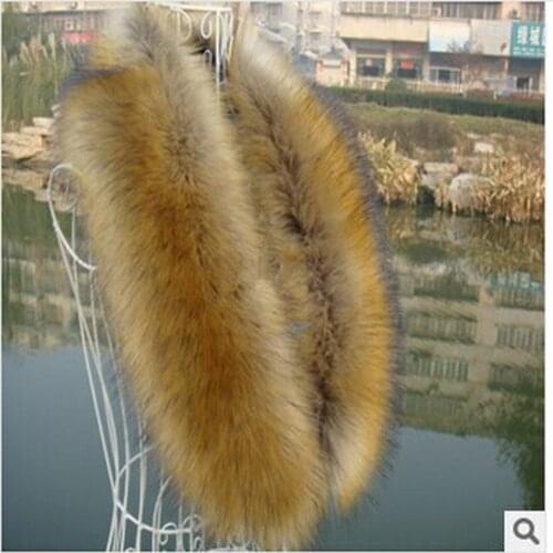 Freeshipping Winter fashion warm raccoon fur collar, scarf, coat collar, imitation fur collar