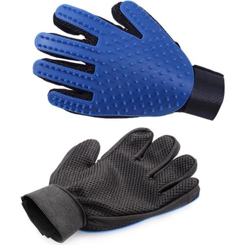 2019 Clean gloves cat hair removal brush comb dog cat beauty cleaning comb gloves hair removal trimmer pet supplies