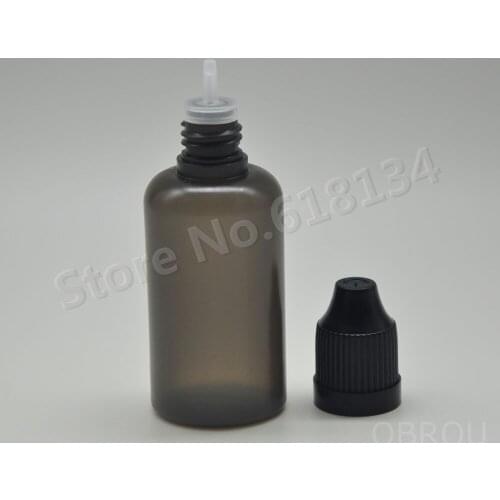 500 x 30 ml bottles and 100 x 100ml black bottle with long thin tip, with childproof black cap