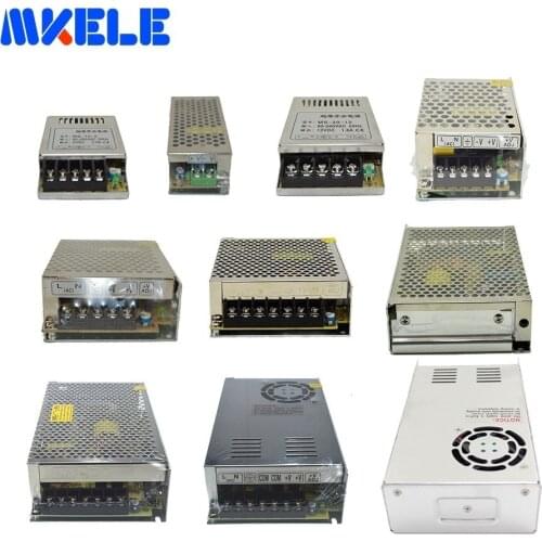 DC12V 24V Power Source Single Output Mini Size Switching Power Supply 10-500W Lighting Transformers LED Driver Power Adapter
