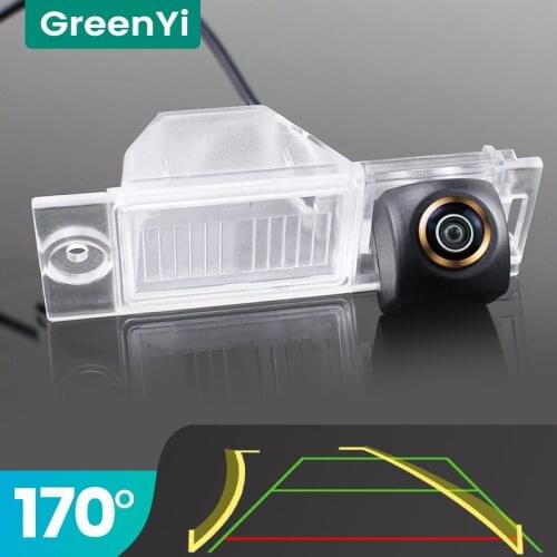 GreenYi Trajectory 170° AHD Car Rear View Camera for Hyundai Tucson IX35 2015 2016 Night Vision Reverse Reversing 4 pin