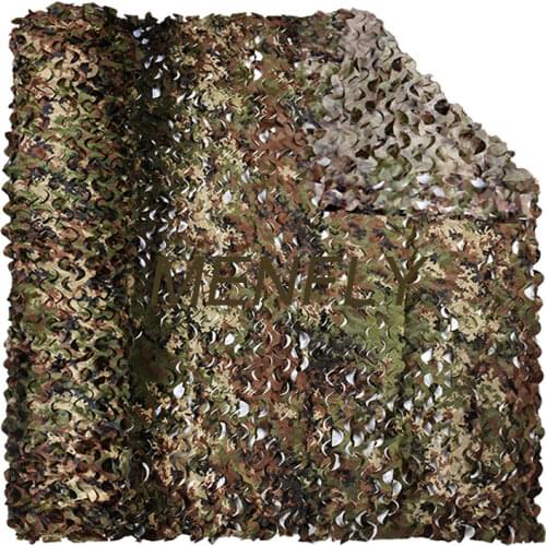 MENFLY Italian Jungle Camouflage Net 3M Polyester Mesh Cloth Woodland Army Training Camo Netting Hunting Military Tent Shade