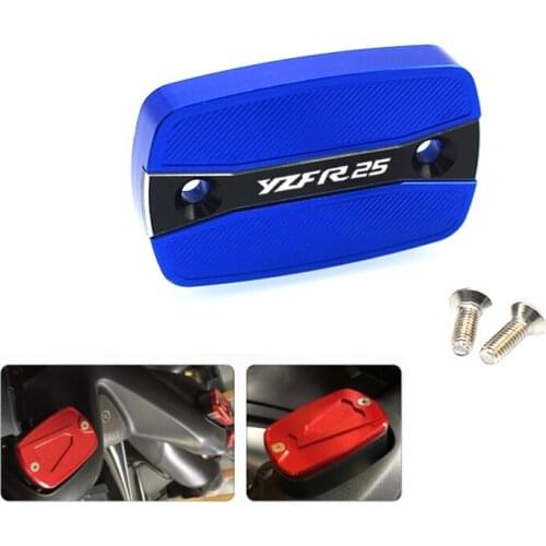 Front Brake Fluid Reservoir Tank Cap Cover Motorcycle For Yamaha YZF R25 2015 2016 2017 2018