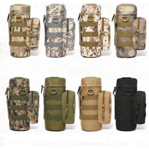 Outdoor Water Bottle Bag Military Fan Attack Tactics Travel Hiking Climbing Accessory Bag Accessory Bag Sundries Bag Running, Cy