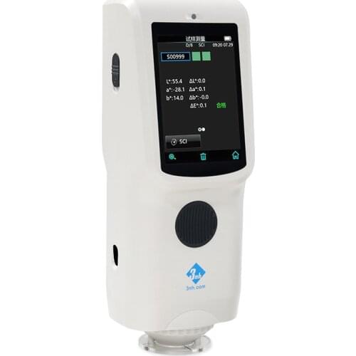 Low cost spectrophotometer price cheap colorimeter 3nh TS7010 color analyzer meter with software