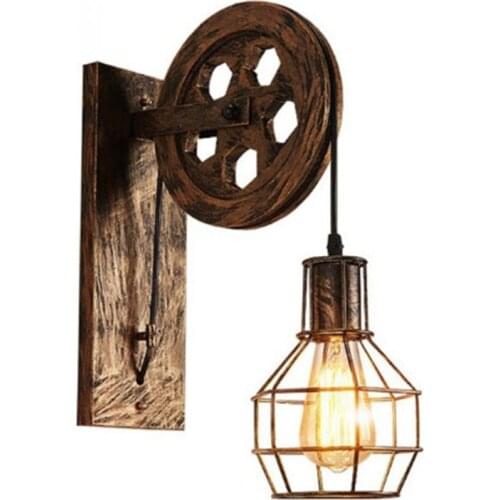 Nordic Personality Creative Industrial Wind Wall Lamp Modern Retro Nostalgic Wall Light For Restaurants Commercial Spaces Study