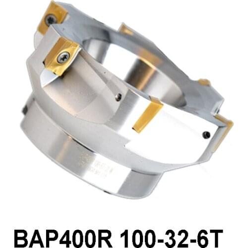 OYYU BAP400R 100-32-6T CNC Milling Cutter Plate Carbide Inserts APMT1604 Right Angle square Shoulder Milling Cutter Machine Tool