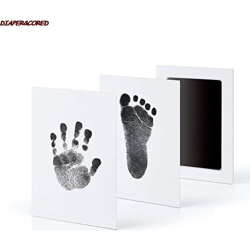 Super Large Pet Dog, Cat, Baby Handprint Or Footprint Contactless Stamp Pad 100% Non-toxic And Mess-free (black Green Blue Red)