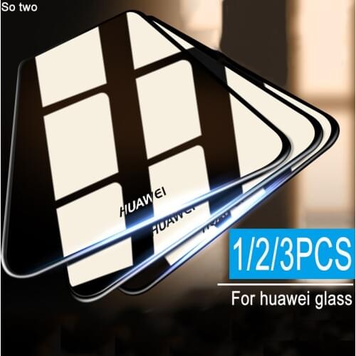 3PCS Protective Tempered Glass on the For Huawei P20 P30 P10 Lite Pro Screen Protector film For Huawei mate 10 20 lite pro glass