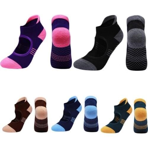 Women High Quality Bandage Yoga Socks Anti-Slip Quick-Dry Damping Pilates Ballet Socks Good Grip For Women Cotton Socks