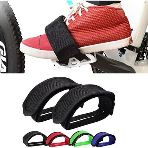 1PC Anti-slip BMX Fixed Gear Bike Bicycle Adhesive Straps Pedal Toe Clip Strap Belt Suitable for fixed gear Outdoor Cycling