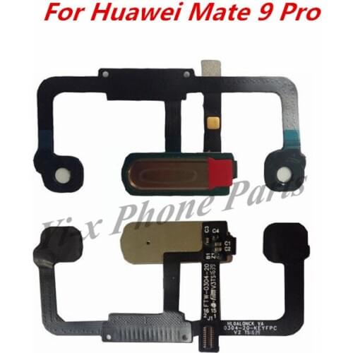 10pcs For Huawei Mate 9 Pro New Back Home Button Fingerprint Sensor Flex Cable Touch ID Return Flex Ribbon Replacement Parts