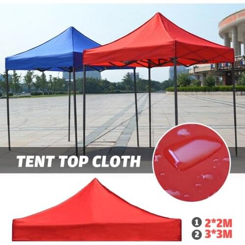 3X3M/2X2M Canopy Top Cover Replacement Four-Corner Tent Cloth Foldable Rainproof Patio Pavilion Replace Gazebo Canopy Top Cover
