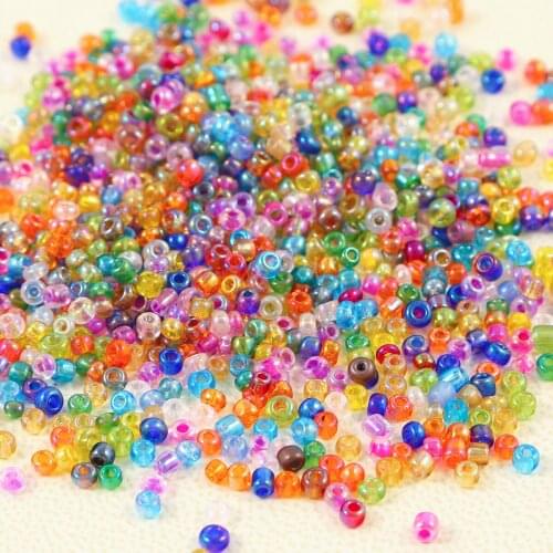 500pcs 3mm Czech Glass Seed Beads DIY Bracelet Necklace Beads For Sewing Craft Accessories Round Hole Beads Charm Jewelry Making