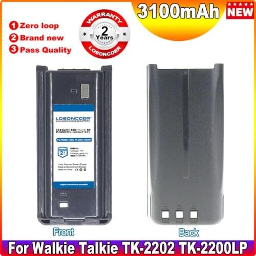 KNB-45L 3100mAh Battery For Kenwood NX-340 TK-2202 TK-2206 TK-2207 TK-2212 TK-3217 TK-3306 TK-3307 TK-3301E TK-3302E3 TK-3306M3