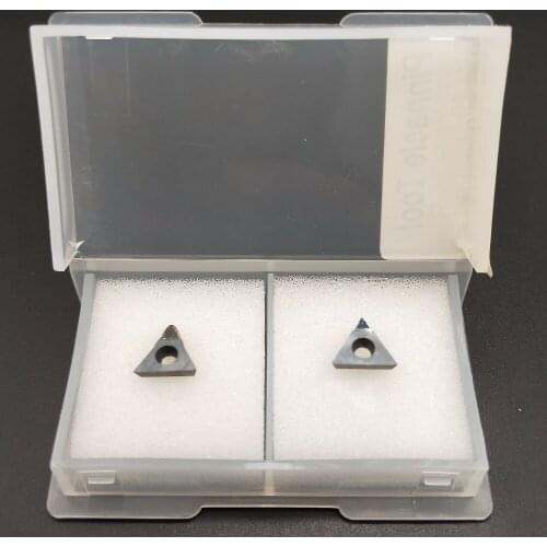 2pcs TCGT110202/04 PCD Diamond Carbide Turning Cutting Inserts Tools blade High cost performance