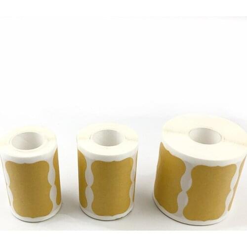 DIY Blank Kraft Label Handmade Baking Seal Stickers Gift Tag for DIY Jar