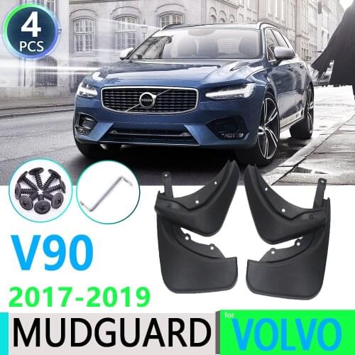 For Volvo V90 2017 2018 2019 Fender Mudguard Mud Flaps Guard Splash Flap Car Accessories