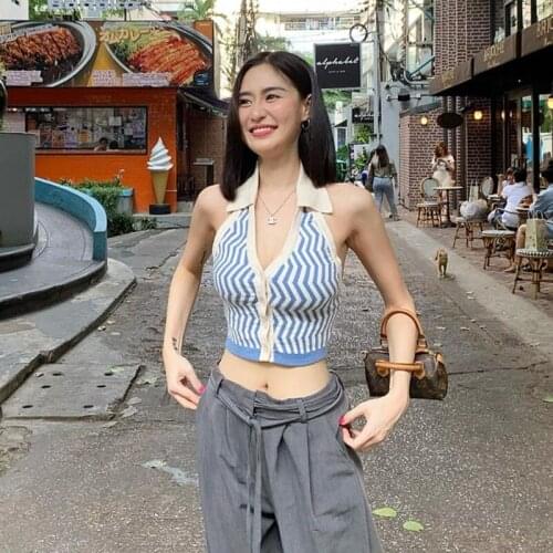 European Home Women's Cropped Tank Tops