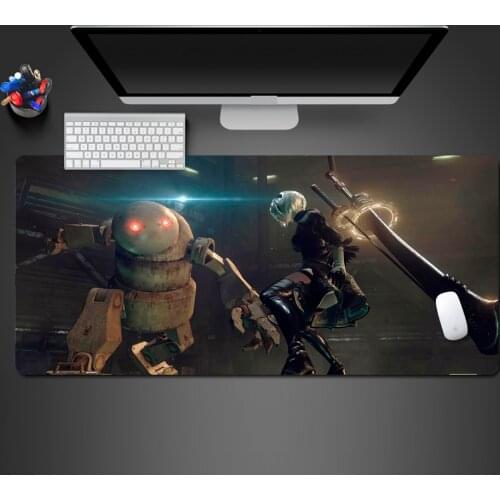 Best Selling Nier Game Mouse Pad Washable Professional PC Gaming Computer XL Mousepad Big Desk Mat To Gamer Mause Pad Gifts
