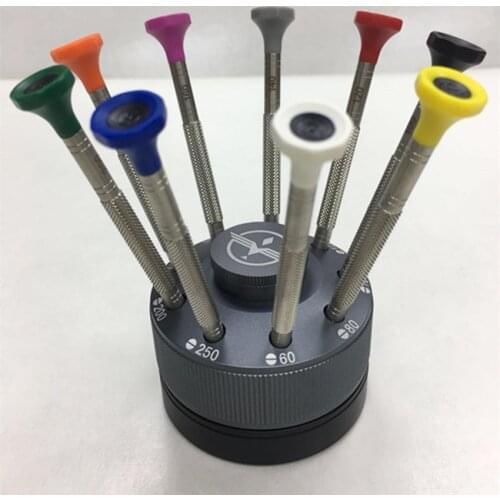Watch repair tools word screwdriver set with base nine SIZE 0.6-2.5