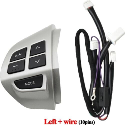 New Steering Wheel Volume Sound Button Left side Fit for MITSUBISHI LANCER OUTLANDER ASX 2007 2008 2009 2010 2011