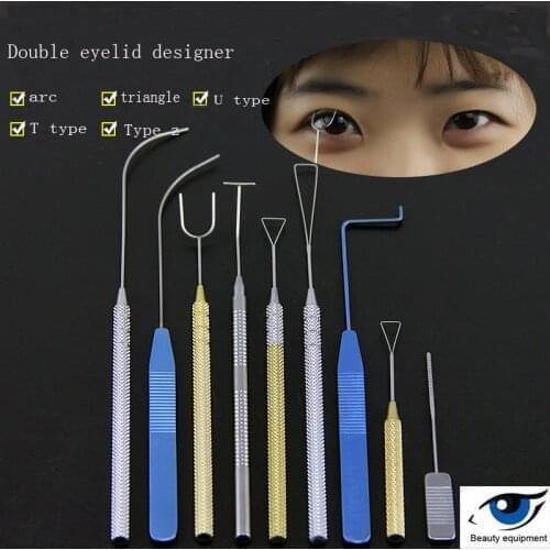 Beauty Plastic Tools Double Eyelids Designer Stainless Steel Heavy Duty Simulator Korean Eye Quantitative Shaped Artifact