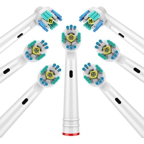 For Oral-B Electric Toothbrush Fit Advance Power/3DExcel/Triumph/Vitality Precision Clean/Pro Health Replacement Brush Heads 4X
